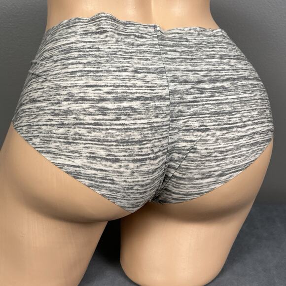 Victoria's Secret PINK Hipster Panty Size Medium Stretch Lace Green Heathered - Picture 3 of 7